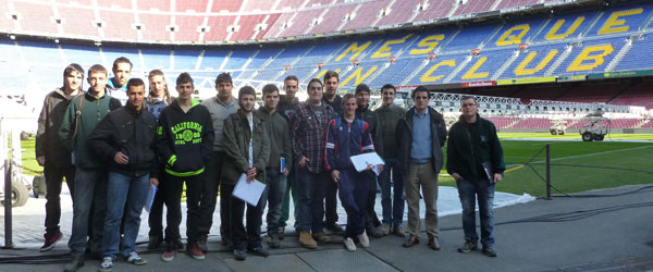 Study visit to the Camp Nou stadium