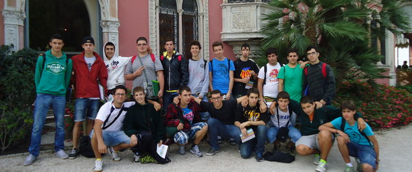 First year, medium level gardening students course trip to the Cote d'Azur.