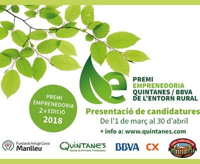 Premi Emprenedoria Quintanes / BBVA de l’Entorn Rural