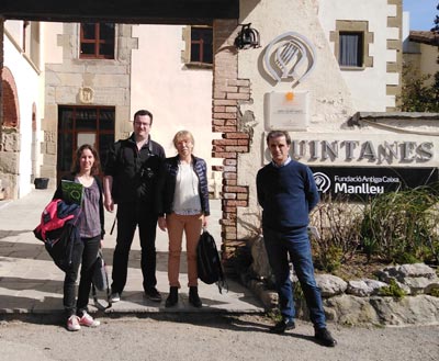 EFA Quintanes school welcome a visit of a French secondary school for the program development